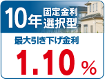 １０年　年固定金利選択型
特別金利　０．９５％