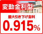 変動金利型
特別金利　０．６６５％