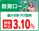 教育ローン最大引き下げ金利　２．９０％